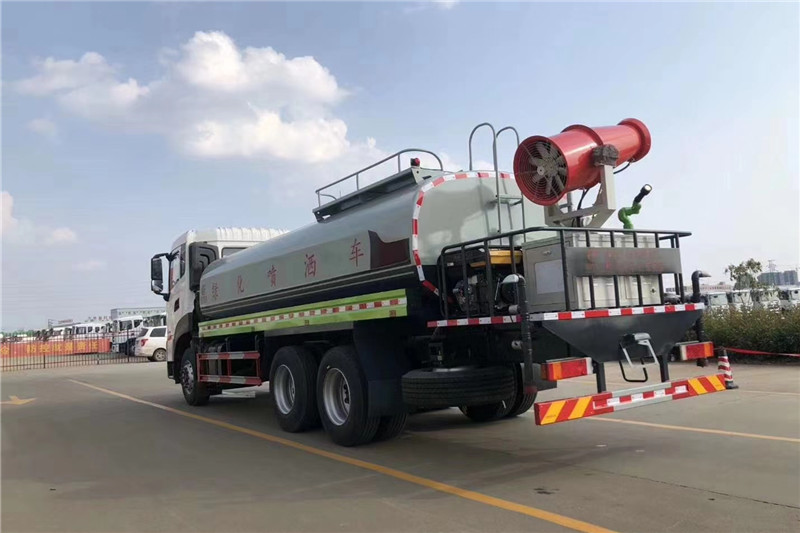 東風(fēng)天龍后八輪20噸噴霧車，國(guó)六綠化噴灑車